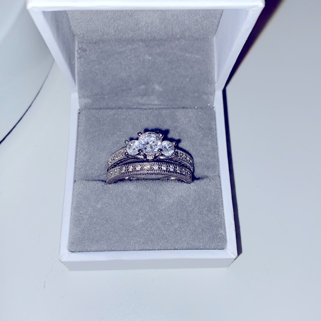 3 Stone Ring Set
